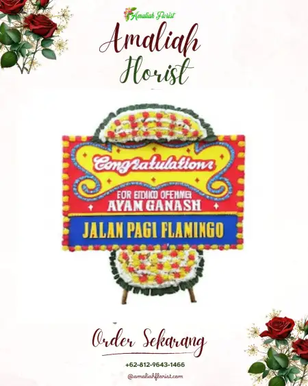 Sewa Papan Bunga Glagah