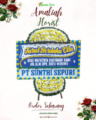 Papan Bunga Duka di Glagah